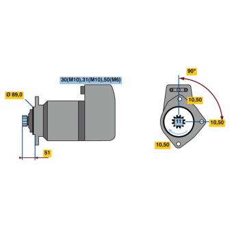 Démarreur BOSCH 0 001 416 032