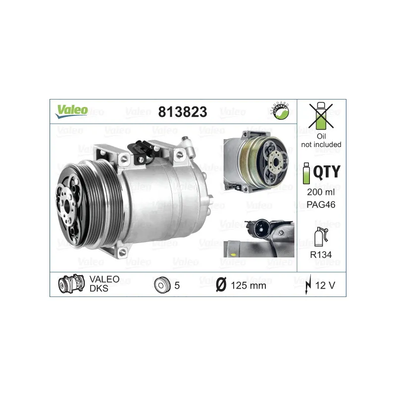 Compresseur, climatisation VALEO 813823