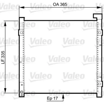 Condenseur, climatisation VALEO 814326