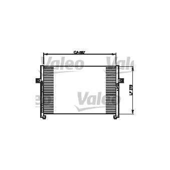 Condenseur, climatisation VALEO 814336