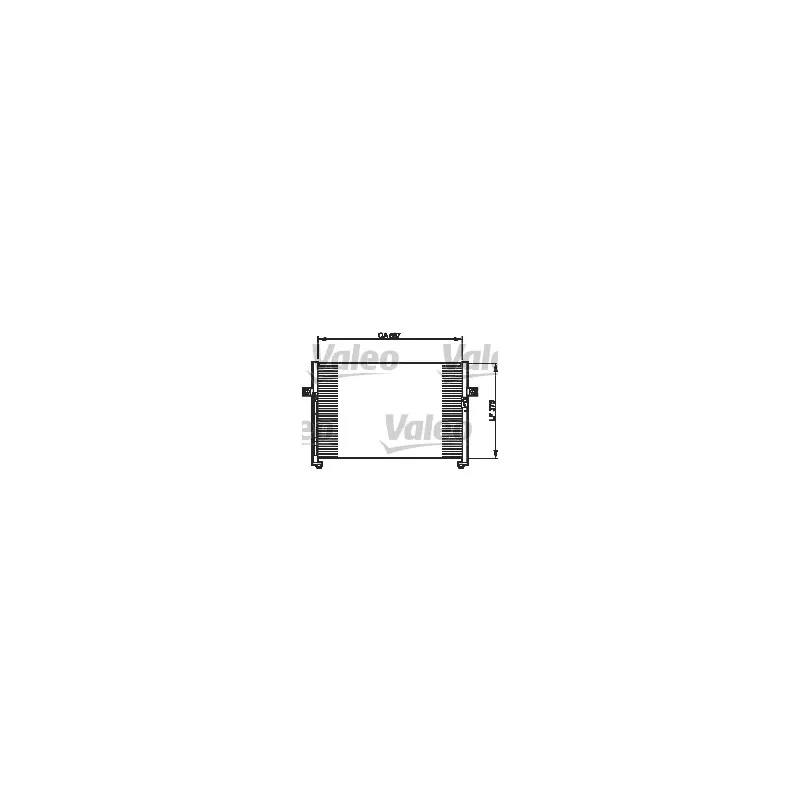 Condenseur, climatisation VALEO 814336