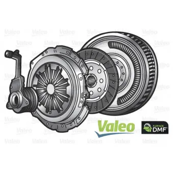 Kit d'embrayage + volant moteur VALEO 837348