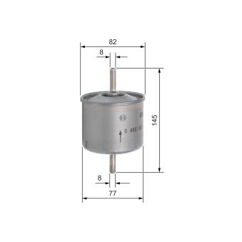 Filtre à carburant BOSCH