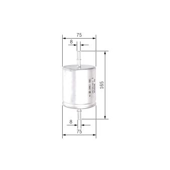 Filtre à carburant BOSCH 0 450 905 927