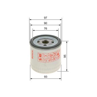 Filtre à huile BOSCH