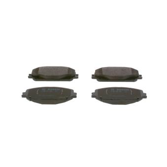 Jeu de 4 plaquettes de frein avant BOSCH
