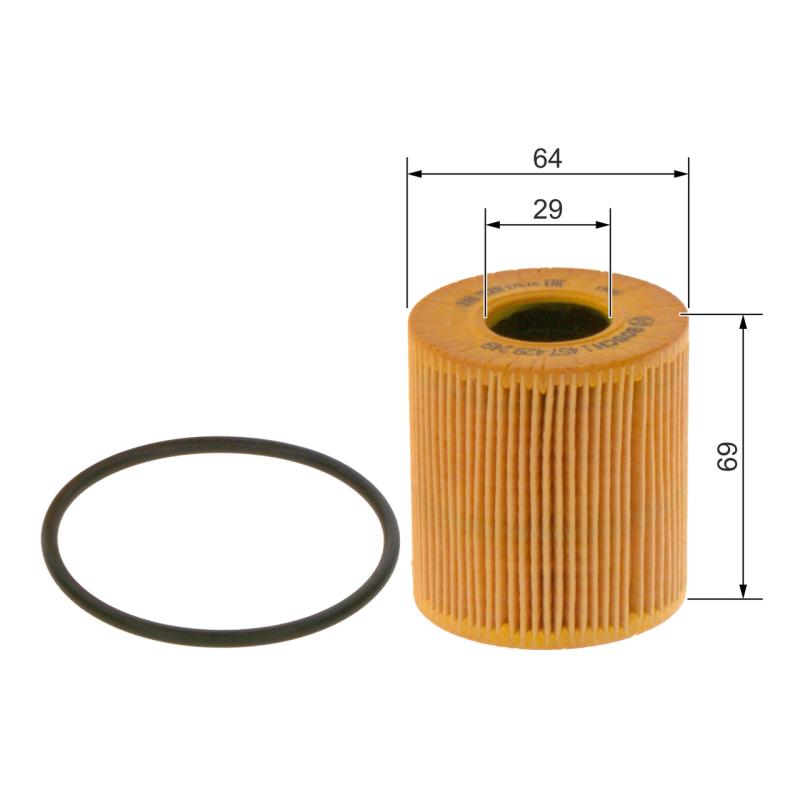 Filtre à huile BOSCH 1 457 429 249 - Visuel 1