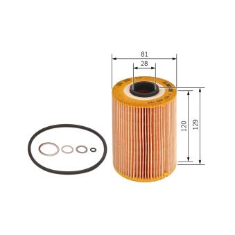 Filtre à huile BOSCH 1 457 429 755