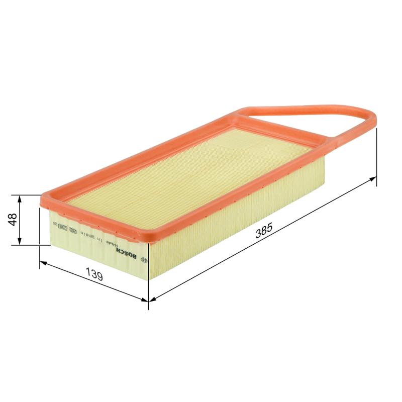 Filtre à air BOSCH 1 457 433 076 - Visuel 1