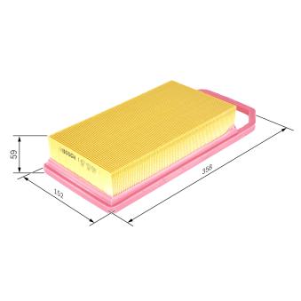 Filtre à air BOSCH 1 457 433 591