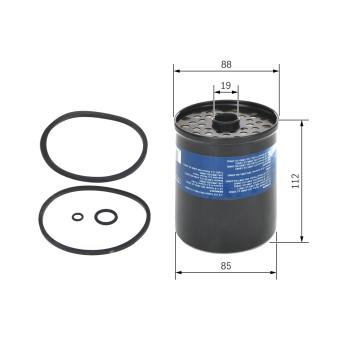 Filtre à carburant BOSCH 1 457 434 220