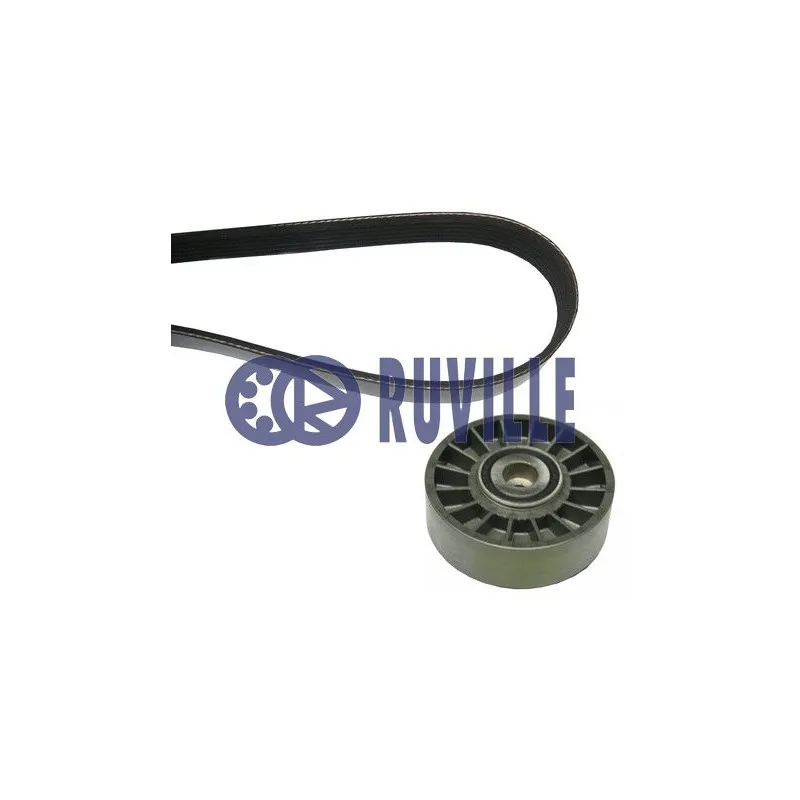 Jeu de courroies trapézoïdales à nervures RUVILLE 5510082
