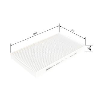Filtre, air de l'habitacle BOSCH