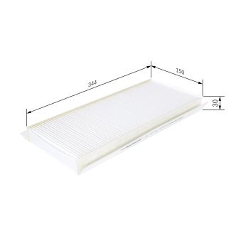 Filtre, air de l'habitacle BOSCH 1 987 432 006