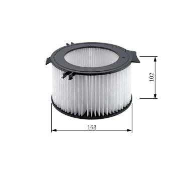 Filtre, air de l'habitacle BOSCH 1 987 432 056