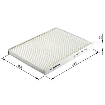 Filtre, air de l'habitacle BOSCH