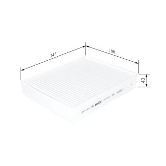 Filtre, air de l'habitacle BOSCH