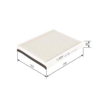 Filtre, air de l'habitacle BOSCH