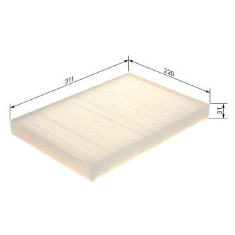 Filtre, air de l'habitacle BOSCH