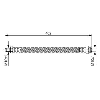 Flexible de frein BOSCH 1 987 476 667