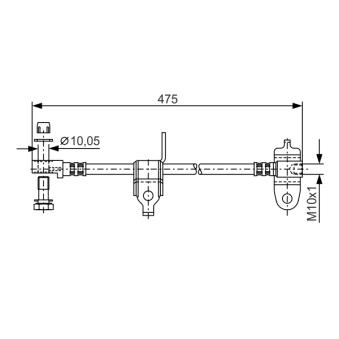 Flexible de frein BOSCH