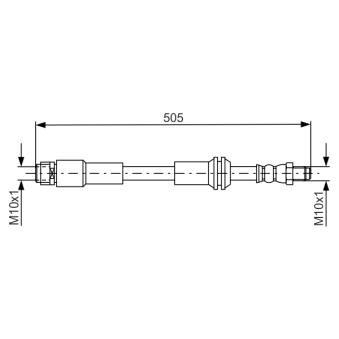 Flexible de frein BOSCH