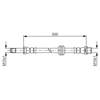 Flexible de frein BOSCH
