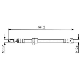 Flexible de frein BOSCH 1 987 481 679