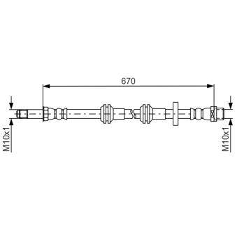Flexible de frein BOSCH