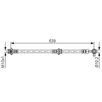 Flexible de frein BOSCH