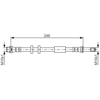 Flexible de frein BOSCH