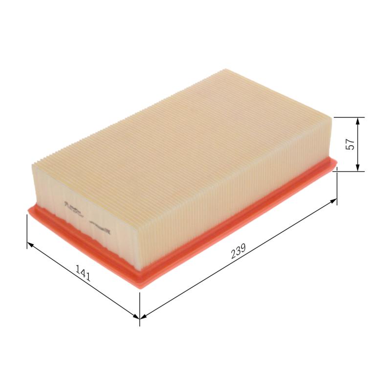 Filtre à air BOSCH F 026 400 047 - Visuel 1