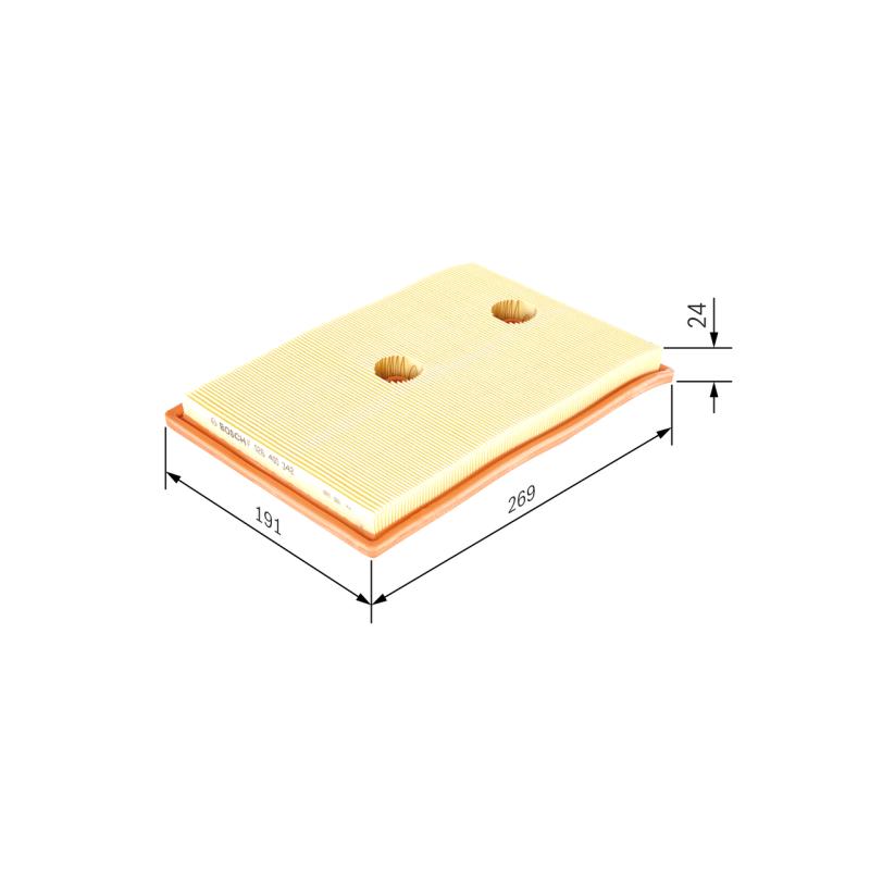 Filtre à air BOSCH F 026 400 342 - Visuel 1