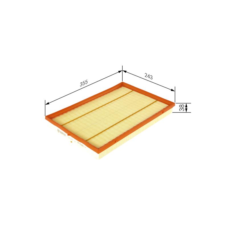 Filtre à air BOSCH F 026 400 381 - Visuel 1