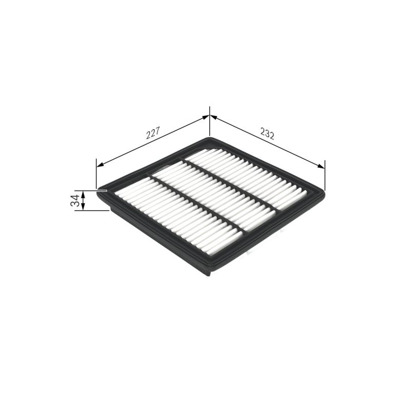 Filtre à air BOSCH F 026 400 407 - Visuel 1