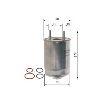 Filtre à carburant BOSCH F 026 402 067