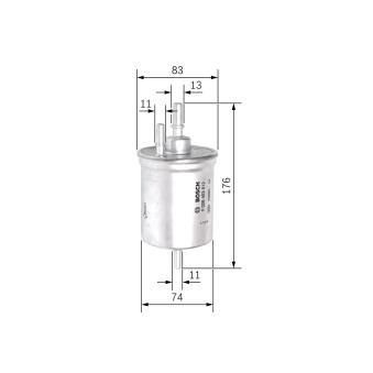 Filtre à carburant BOSCH