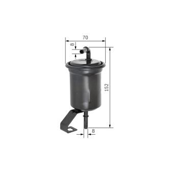Filtre à carburant BOSCH