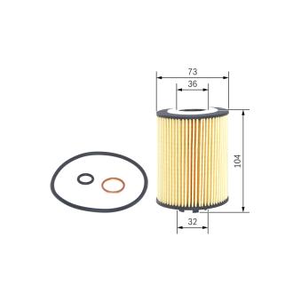 Filtre à huile BOSCH F 026 407 010