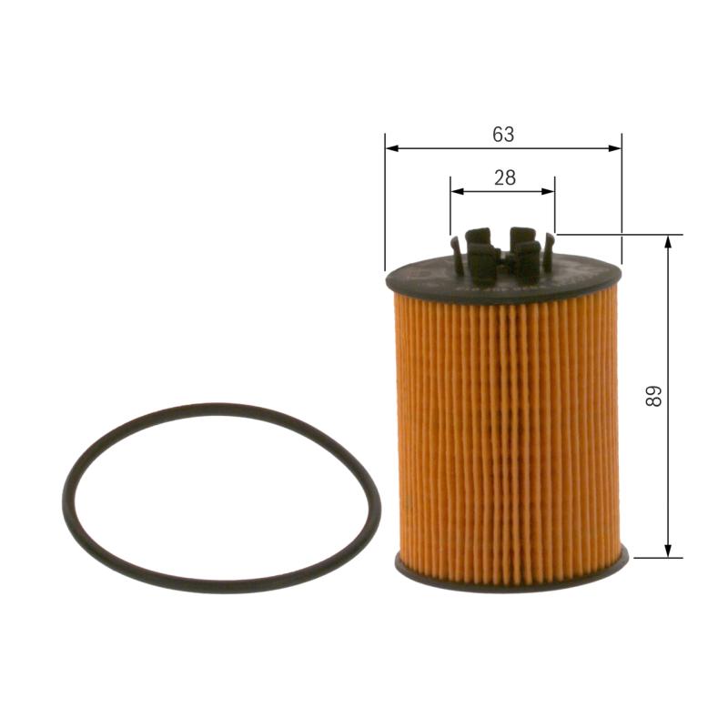 Filtre à huile BOSCH F 026 407 015 - Visuel 1