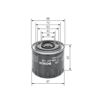 Filtre à huile BOSCH