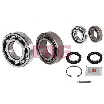 Roulement de roue arrière FAG 713 6115 50