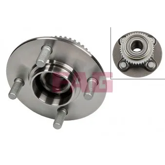 Roulement de roue arrière FAG 713 6133 70