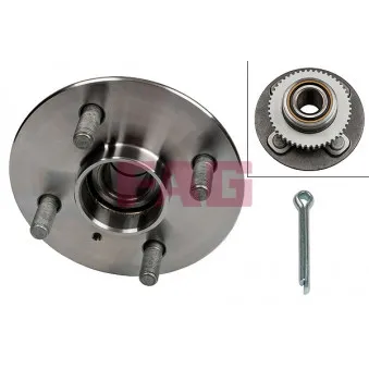 Roulement de roue arrière FAG 713 6162 30