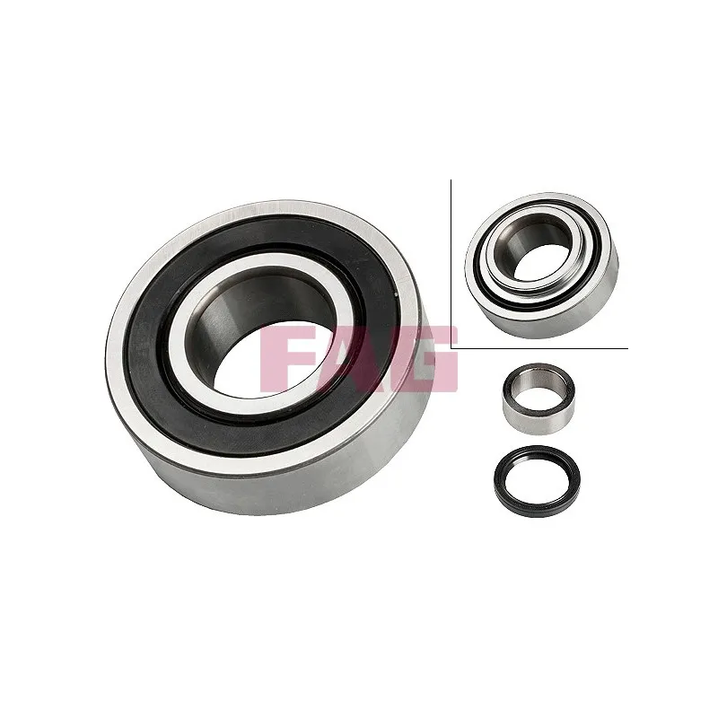 Roulement de roue arrière FAG 713 6162 60