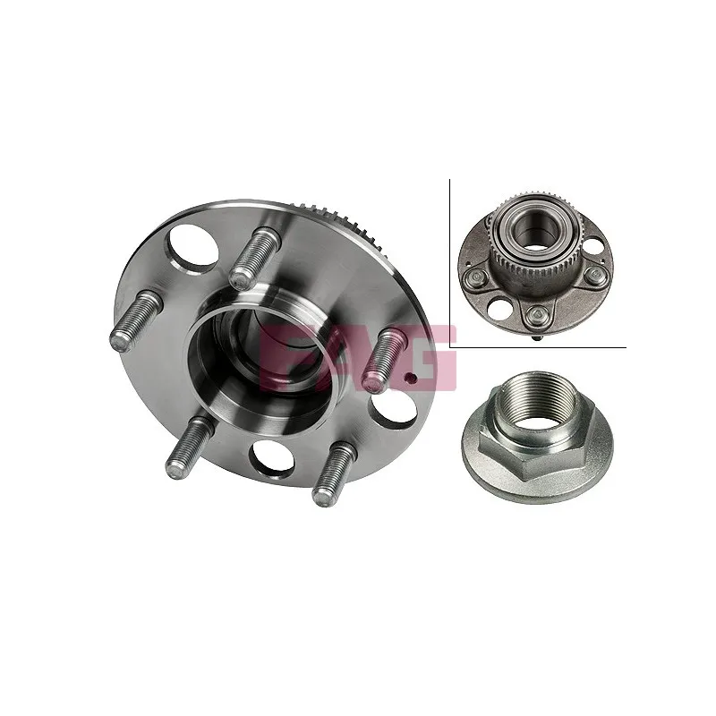 Roulement de roue arrière FAG 713 6177 70