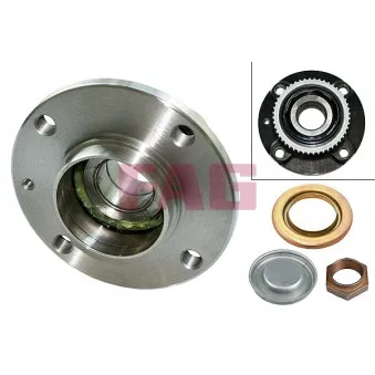 Roulement de roue arrière FAG 713 6301 10
