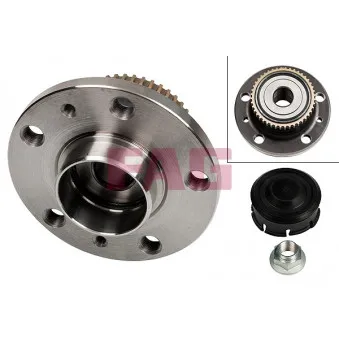Roulement de roue arrière FAG 713 6306 10