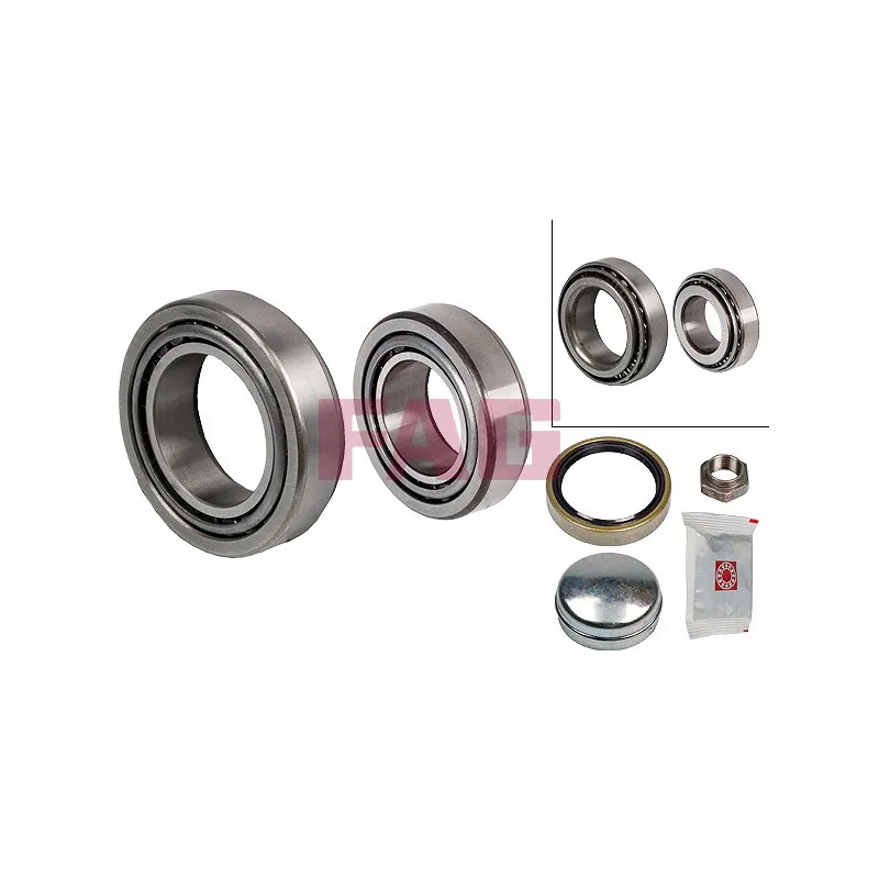Roulement de roue arrière FAG 713 6504 20