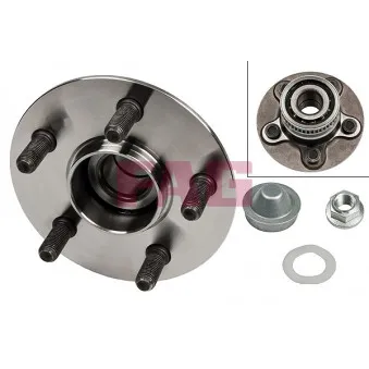 Roulement de roue arrière FAG 713 6702 80